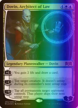 MTG Dovin, Architect of Law (265/296) Ravnica Allegiance LP FOIL - Image 1
