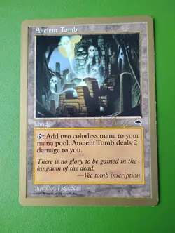 MTG: Ancient Tomb -1999 Kai Budde - World Championship Decks -Regular (LP) - Image 1