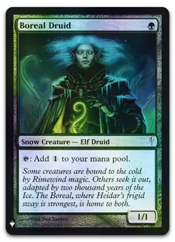 Boreal Druid #105 (Foil) (NM) List Reprints LIST LIST Magic MTG - Image 1