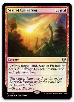 Star of Extinction #259 (Foil) (NM) Commander Masters CMM Magic MTG - Image 1