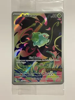 Bulbasaur 133/132 Stamped - Mega Evolutions Box Topper IR Promo SEALED - Pokemon - Image 2
