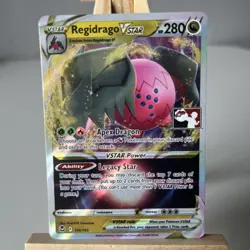 REGIDRAGO VSTAR 136/195 PLAY! PRIZE PACK SERIES Pokemon TCG NM - Image 1