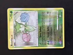 Pokemon TCG Roselia #96/130 Reverse Holo Diamond and Pearl Card - Image 1