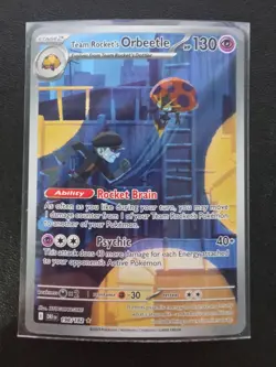 Pokemon TCG Team Rockets Orbeetle Destined Rivals 198/182 - Image 1