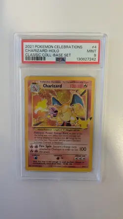 Charizard 4/102 Classic Collection PSA 9 Pokemon TCG Celebrations - Image 1
