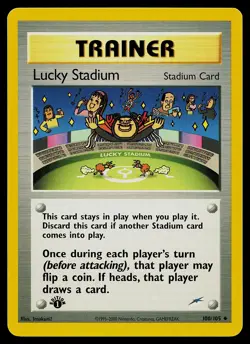 Pokemon Card - Lucky Stadium Neo Destiny 100/105 Uncommon 1st Edition - Image 1