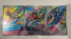 Pokemon First Partners Illustration collection 43-45 Alola Starters - Image 1