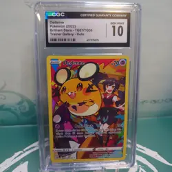 CGC GEM MINT 10 English Pokemon 2022 Brilliant Stars -TG07/TG30 Dedenne - Image 1