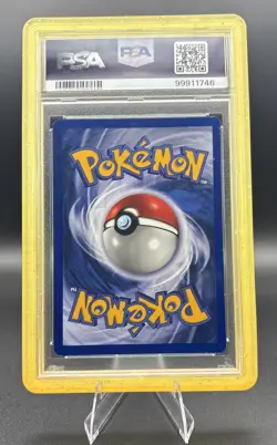1999 POKEMON FOSSIL #4 DRAGONITE-HOLO PSA 8 - Image 2