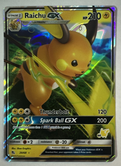Pokemon Hidden Fates #20/68 Holo Ultra Rare Raichu GX - Image 1