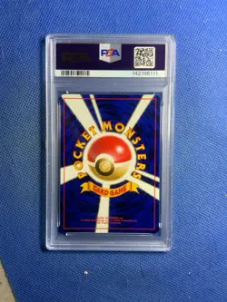 1999 Pokemon Neo Premium File Promo Japanese Holo Meganium #154 PSA 9 - Image 2