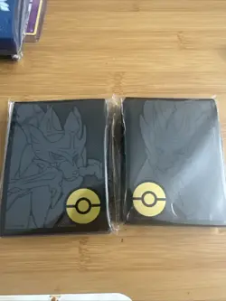 Pokemon Elite Trainer Box Sleeves (2) 65ct Packs - Zamazenta & Zacian Prem Coll. - Image 1
