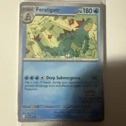 Feraligatr 213 Pokemon 2024 Illustration Contest Promos Sealed SVP 213 - Image 2