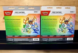 Pokemon First Partner Illustration Collection Box Series 1 Sealed New - Lot of 2 - Image 2