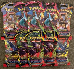 (10x) Pokemon Mega Evolution Phantasmal Flames Sleeved Booster Packs - Image 1