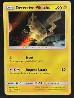 Pokemon - Detective Pikachu 10/18 - Holo Rare - HP - Image 1
