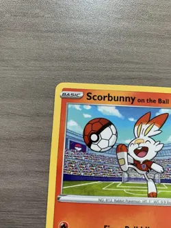 2021 Sword & Shield, Promos - Pokemon Futsal Promos 2020 Scorbunny on the Ball - Image 3