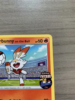 2021 Sword & Shield, Promos - Pokemon Futsal Promos 2020 Scorbunny on the Ball - Image 4