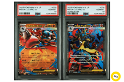 psa10 Pokemon Mega Lucario RR SR sequential set Mega Brave m1L Japanese - Image 1