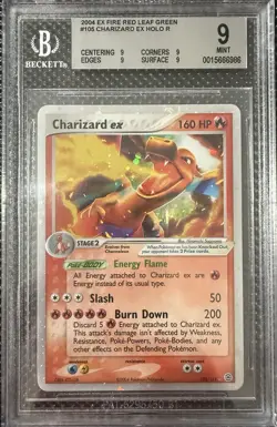 Charizard EX #15/112 - 2004 Pokemon Fire Red & Leaf Green Holo - BGS 9 - Image 1