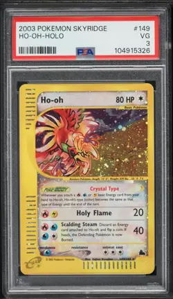 2003 Pokemon Skyridge Holo Ho-Oh #149 PSA 3 VG - Image 1
