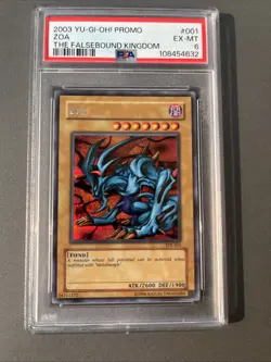 Yu-Gi-Oh! TCG Zoa Yu-Gi-Oh! The Falsebound Kingdom Promotional Card TFK-001 PSA6 - Image 1