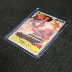 One Piece: English Yellow Rush "Portgas D Ace" ST13-011 Foil SR "Portgas.D.Ace" - Image 2