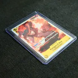 One Piece: English Yellow Rush "Portgas D Ace" ST13-011 Foil SR "Portgas.D.Ace" - Image 3