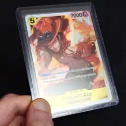 One Piece: English Yellow Rush "Portgas D Ace" ST13-011 Foil SR "Portgas.D.Ace" - Image 5