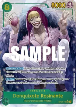 One Piece Donquixote Rosinante (OP04-119/202) OP04 Kingdoms of Intrigue LP FOIL - Image 1