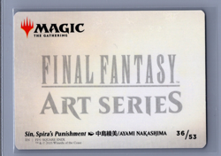 Art Series: FINAL FANTASY #36 Sin, Spira's Punishment Art Card (Gold-Stamped) - Image 2