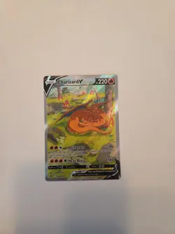 Pokemon TCG Charizard v SWSH260 Sword & Shield Promo Card Near Mint Condition - Image 1