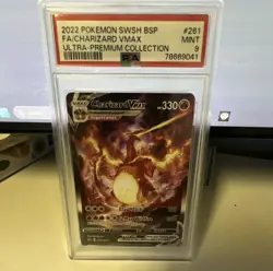 Pokemon Charizard VMAX SWSH261 Ultra-Premium Collection Holo PSA 9 Promo Card - Image 1