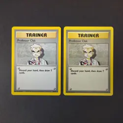 Pokemon Card WOTC 1999: Professor Oak 88/102 x2 - Base Set - Image 1