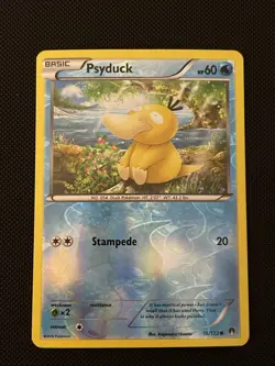 Pokemon TCG Psyduck Breakpoint 16/122 Reverse Holo Common Card NM Condition - Image 1