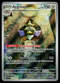 Pokemon Card - Aegislash Paradox Rift 210/182 Holo Illustration Rare - Image 1