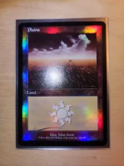 Plains (344) FOIL 7th Edition Basic Land MAGIC THE GATHERING MTG CARD - Image 1