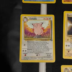 Vintage Pokemon TCG Non-Holo Rare Bundle x 7 Cards Jungle Fossil Base - Image 3