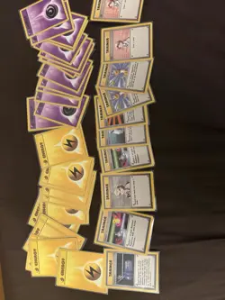 Pokemon TCG Base Set Trainer and Energy’s Cards MINT - Image 1
