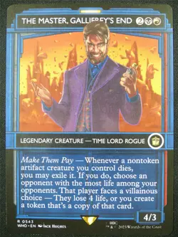 The Master Gallifrey's End Showcase - WHO - Mtg Card #6G - Image 1