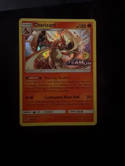 Pokemon Sun and moon 2019 shiny Charizard team up card mint condition - Image 1