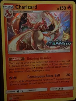 Pokemon Sun and moon 2019 shiny Charizard team up card mint condition - Image 2