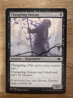Changeling Outcast Modern Horizons Regular MTG NM - Image 1