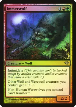 MTG FOIL Immerwolf - Dark Ascension #141 - Image 1