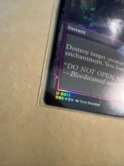 MTG Withering Torment DSK 0313 U NM FOIL Showcase - Image 3