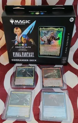 MTG Magic: The Gathering Final Fantasy Counter Blitz Commander Deck & 4 Foils - Image 1