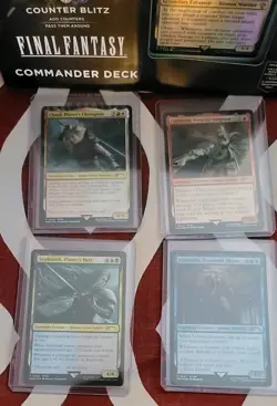 MTG Magic: The Gathering Final Fantasy Counter Blitz Commander Deck & 4 Foils - Image 2