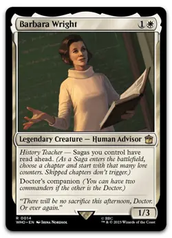 Barbara Wright #14 (NM) Doctor Who WHO Magic MTG - Image 1