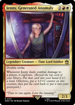 MTG - Jenny, Generated Anomaly - Doctor Who - Magic the Gathering - Image 1