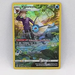 Pokemon TCG Vaporeon TG02/TG30 Swsh09: Brilliant Stars Trainer Gallery Holo E - Image 1
